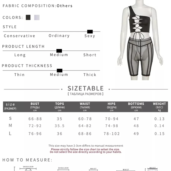 💋KLIOU DRAWSTRING BANDAGE TWO-PIECE PANT SET!!! - Picture 2 of 14